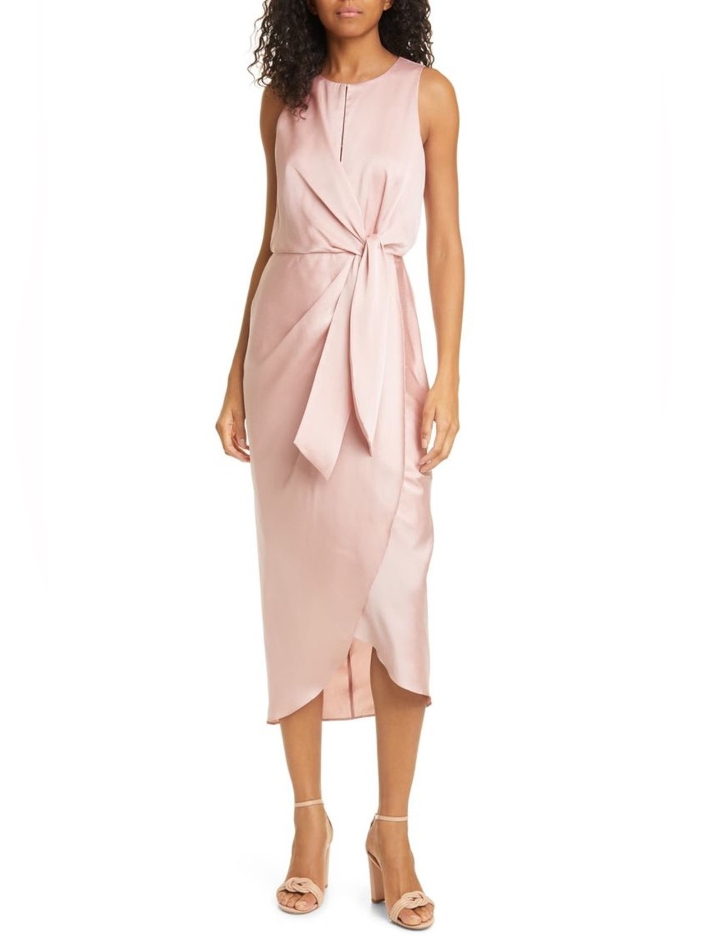 Ted Baker London Pohshan Keyhole Detail Midi Dress